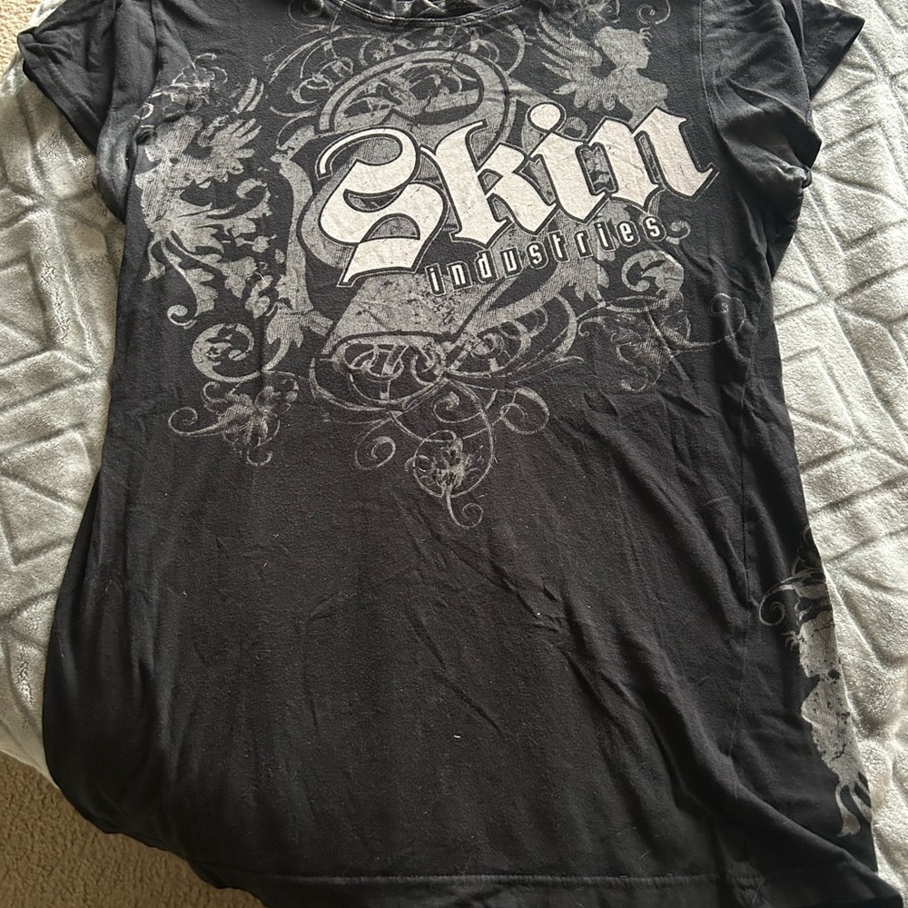 Skin Industries Black Graphic Tee